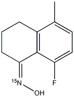 5-Methyl-8-fluoro-3,4-dihydronaphthalen-1(2H)-one (15N)oxime