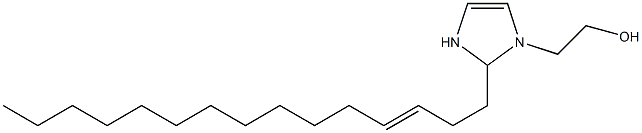 2-(3-Pentadecenyl)-4-imidazoline-1-ethanol Structure