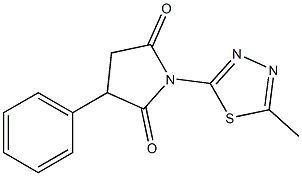 1-(5-Methyl-1,3,4-thiadiazol-2-yl)-3-phenylpyrrolidine-2,5-dione