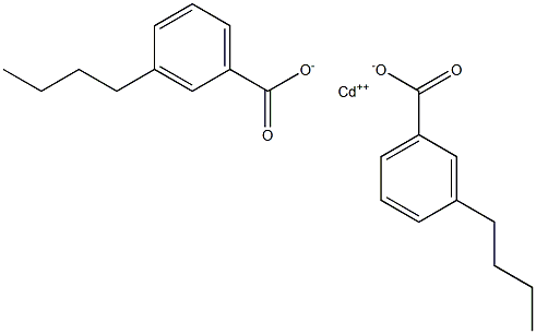 Bis(3-butylbenzoic acid)cadmium salt,,结构式