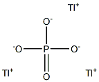 Phosphoric acid trithallium(I) salt Struktur