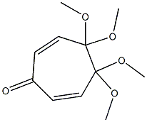 4,4,5,5-Tetramethoxycyclohepta-2,6-dien-1-one Structure