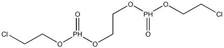 1,2-Bis[(2-chloroethoxy)phosphinyloxy]ethane 结构式