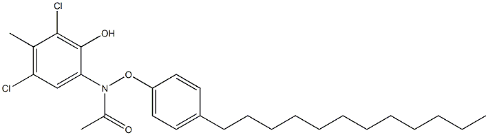  2-(4-Dodecylphenoxyacetylamino)-4,6-dichloro-5-methylphenol