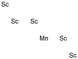 ペンタスカンジウム-マンガン 化学構造式