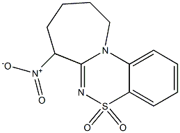  8,9,10,11-Tetrahydro-7-nitro-7H-azepino[2,1-c][1,2,4]benzothiadiazine 5,5-dioxide