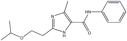 N-Phenyl-4-methyl-2-(2-isopropoxyethyl)-1H-imidazole-5-carboxamide Structure