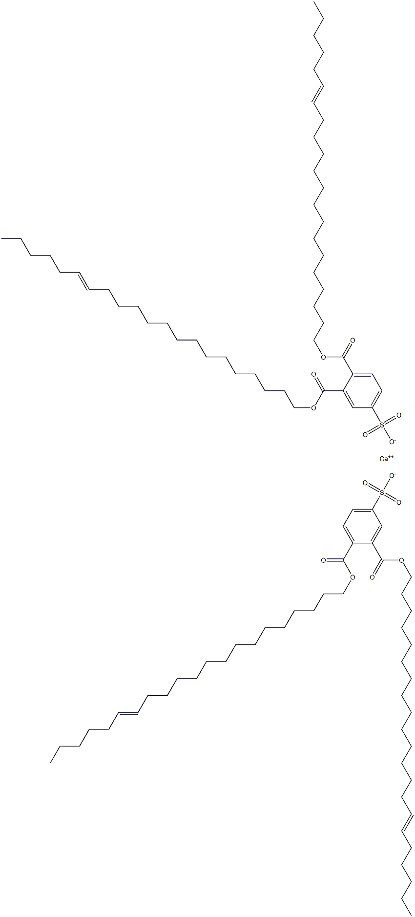 Bis[3,4-di(15-henicosenyloxycarbonyl)benzenesulfonic acid]calcium salt