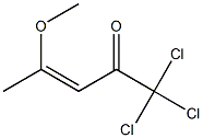 1,1,1-Trichloro-4-methoxy-3-penten-2-one Structure