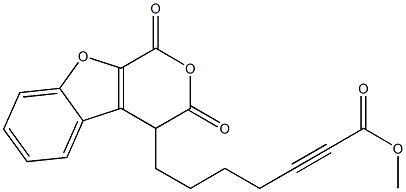 7-[(1,3-Dihydro-1,3-dioxo-4H-pyrano[3,4-b]benzofuran)-4-yl]-2-heptynoic acid methyl ester