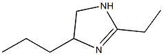 2-エチル-4-プロピル-2-イミダゾリン 化学構造式