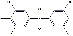 3,3'-Dihydroxy-4,5,5'-trimethyl[sulfonylbisbenzene] Structure