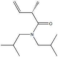 [S,(+)]-N,N-Diisobutyl-2-methyl-3-butenamide,,结构式