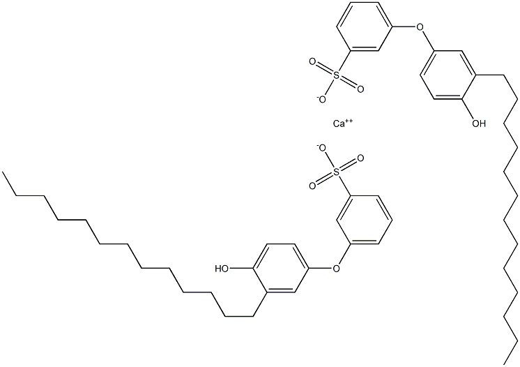 Bis(4'-hydroxy-3'-tridecyl[oxybisbenzene]-3-sulfonic acid)calcium salt