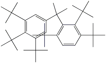 2-(2,3,6-Tri-tert-butylphenyl)-2-(3,4,5-tri-tert-butylphenyl)propane,,结构式