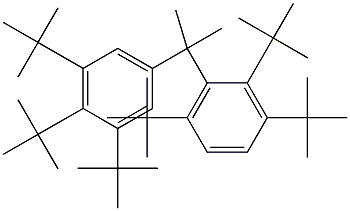 2-(2,3,6-Tri-tert-butylphenyl)-2-(3,4,5-tri-tert-butylphenyl)propane Structure