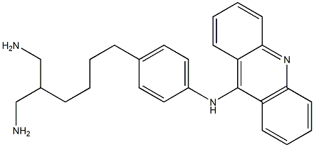 9-[4-(6-Amino-5-aminomethylhexyl)phenylamino]acridine