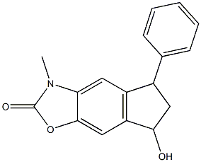 5,6-Dihydro-3-methyl-5-phenyl-7-hydroxy-7H-indeno[5,6-d]oxazol-2(3H)-one