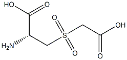 S-(Carboxymethyl)-L-cysteine S,S-dioxide,,结构式