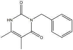 3-Benzyl-5,6-dimethyluracil Structure