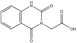 1,2,3,4-Tetrahydro-2,4-dioxoquinazoline-3-acetic acid Structure