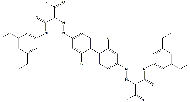 4,4'-Bis[[1-(3,5-diethylphenylamino)-1,3-dioxobutan-2-yl]azo]-2,2'-dichloro-1,1'-biphenyl