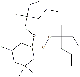 3,3,5-Trimethyl-1,1-bis(1-ethyl-1-methylbutylperoxy)cyclohexane Structure