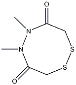 5,6-Dimethyl-5,6-dihydro-1,2,5,6-dithiadiazocine-4,7(3H,8H)-dione Structure