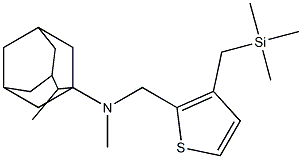  2-[Dimethyl(1-adamantyl)aminiomethyl]-3-(trimethylsilylmethyl)thiophene