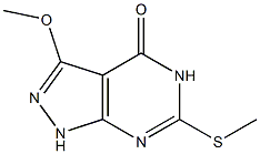  3-Methoxy-6-methylthio-1H-pyrazolo[3,4-d]pyrimidin-4(5H)-one