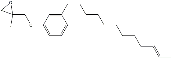 3-(10-Dodecenyl)phenyl 2-methylglycidyl ether,,结构式