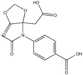  4-[(4-Carboxymethyl-5-oxo-1,3-dioxolan-4-yl)acetylamino]benzoic acid