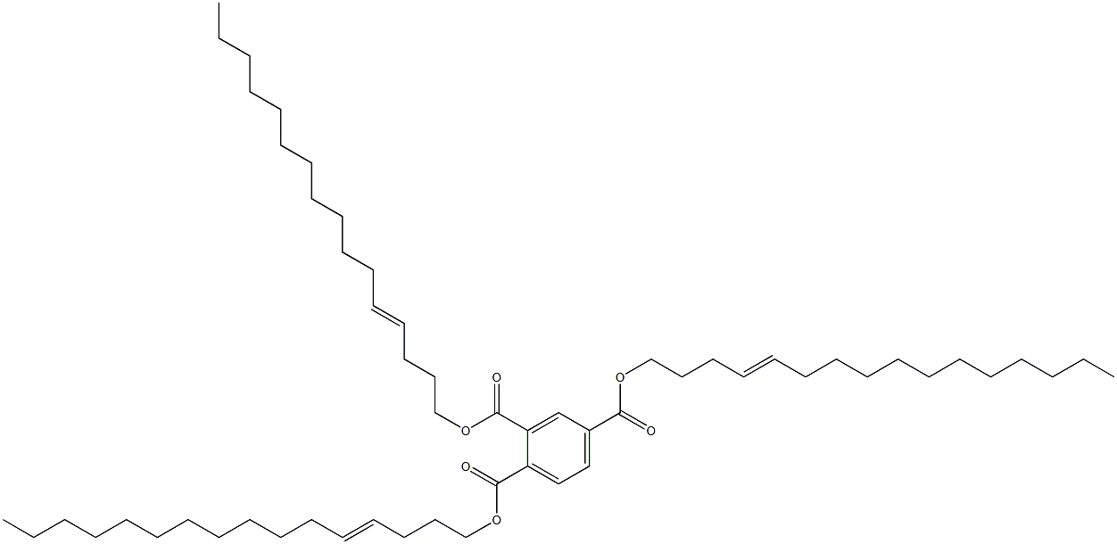 1,2,4-Benzenetricarboxylic acid tri(4-hexadecenyl) ester,,结构式