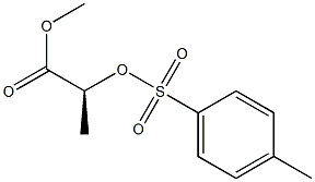 (S)-2-(トシルオキシ)プロパン酸メチル 化学構造式