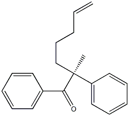 [S,(+)]-1,2-Diphenyl-2-methyl-6-heptene-1-one