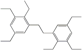 3,3'-エチレンビス(1,2,5-トリエチルベンゼン) 化学構造式