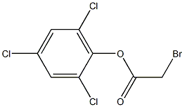 ブロモ酢酸2,4,6-トリクロロフェニル 化学構造式
