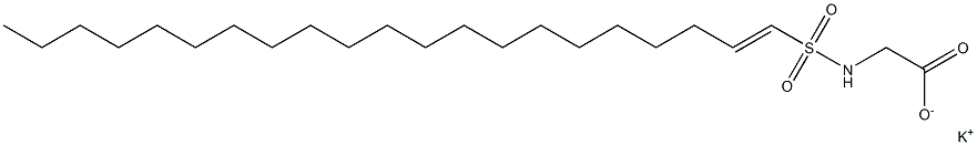 N-(1-Henicosenylsulfonyl)glycine potassium salt Structure