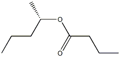 (+)-Butyric acid (S)-1-methylbutyl ester