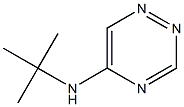 5-(tert-ブチルアミノ)-1,2,4-トリアジン 化学構造式