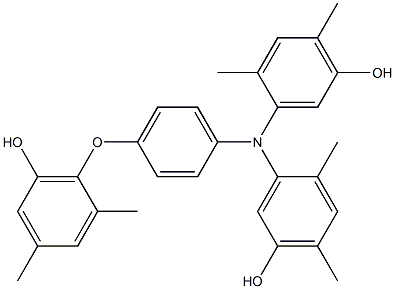  N,N-Bis(5-hydroxy-2,4-dimethylphenyl)-4-(6-hydroxy-2,4-dimethylphenoxy)benzenamine