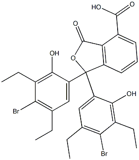 1,1-Bis(4-bromo-3,5-diethyl-2-hydroxyphenyl)-1,3-dihydro-3-oxoisobenzofuran-4-carboxylic acid