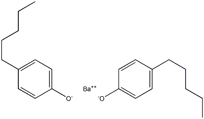 Barium bis(4-pentylphenolate) Structure