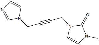  3-Methyl-1-[4-(1H-imidazol-1-yl)-2-butynyl]-1H-imidazol-2(3H)-one