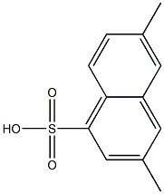 3,6-Dimethyl-1-naphthalenesulfonic acid,,结构式