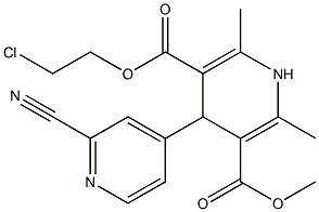 4-(2-Cyanopyridin-4-yl)-1,4-dihydro-2,6-dimethylpyridine-3,5-dicarboxylic acid 3-methyl 5-(2-chloroethyl) ester