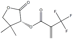 2-(Trifluoromethyl)propenoic acid [(R)-tetrahydro-4,4-dimethyl-2-oxofuran]-3-yl ester Structure