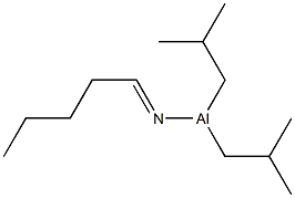 (Pentylideneamino)diisobutylaluminum Structure