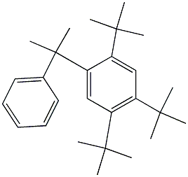 2-(2,4,5-Tri-tert-butylphenyl)-2-phenylpropane Structure