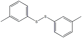 ビス(3-メチルフェニル)ペルスルフィド 化学構造式
